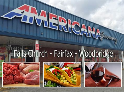 Americana grocery - Americana Grocery has 3 stores conveniently located in the Washington DC region: Falls Church, VA. 6128 Columbia Pike, Falls Church, VA 22041. Monday - Saturday 8:30 AM - 9:00 PM. Sunday 8:30 AM - 9:00 PM. …